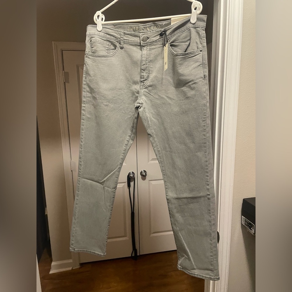 American Rag 36/30 Slim Fit Washout Conform Stretch Jeans